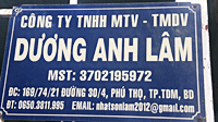 Thêu Vi Tính Dương Anh Lâm - Công Ty TNHH MTV Thương Mại Dịch Vụ Dương Anh Lâm